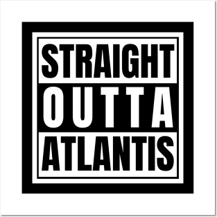 Straight Outta Atlantis Supernatural Underwater City Kraken Loch Ness Monster Posters and Art